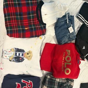Ralph Lauren boys lot, Lacoste Adidas